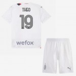 Günstige Fußballtrikots AC Mailand Theo 19 Kinder Auswärtstrikot 2023-24 Kurzarm